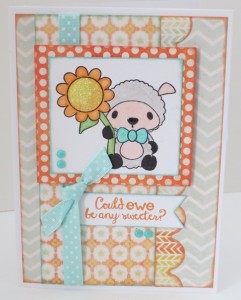 Cute Ewe card