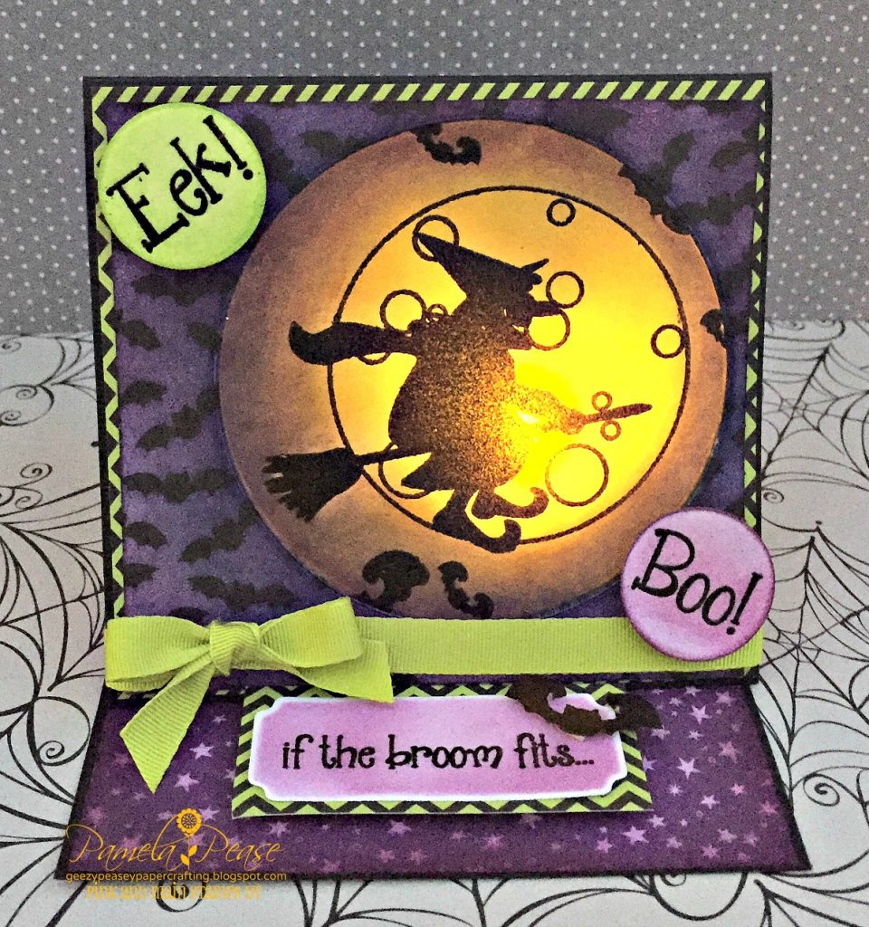 Tea Light Halloween Card
