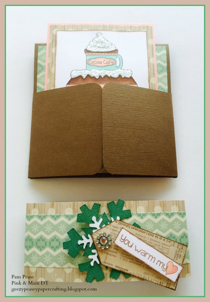 Cocoa Card front with band off