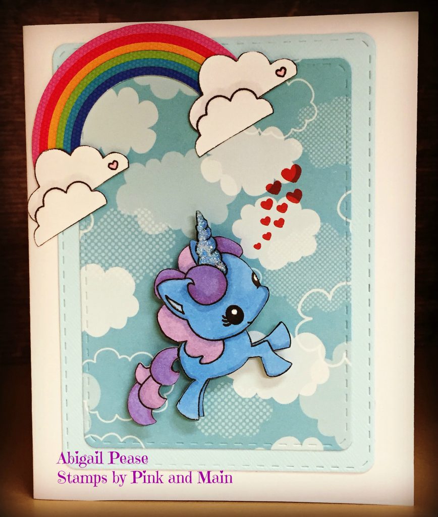 Abbie's Unicorn card 1