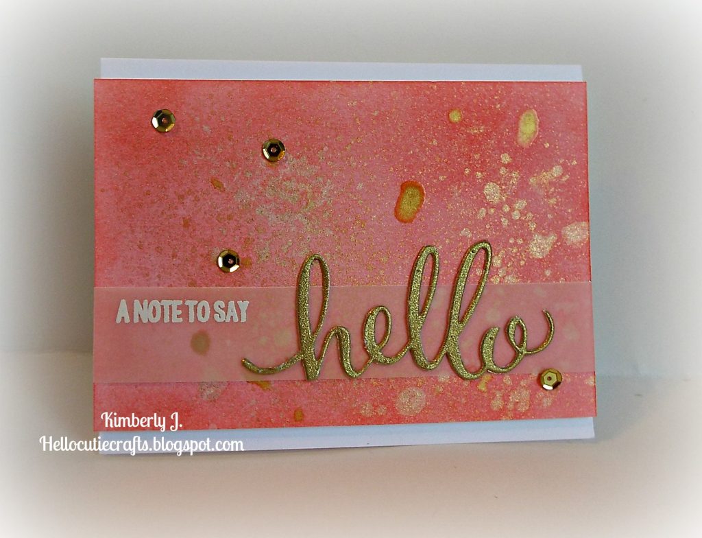 PM May Hello card