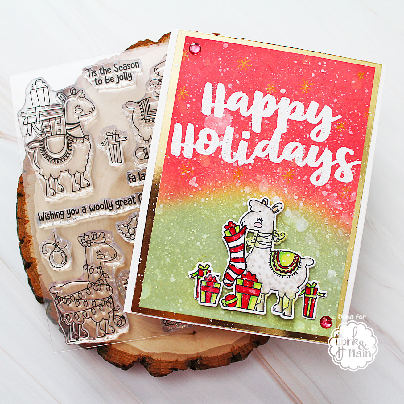A Bold Fa La Llama Card – Pink and Main Blog