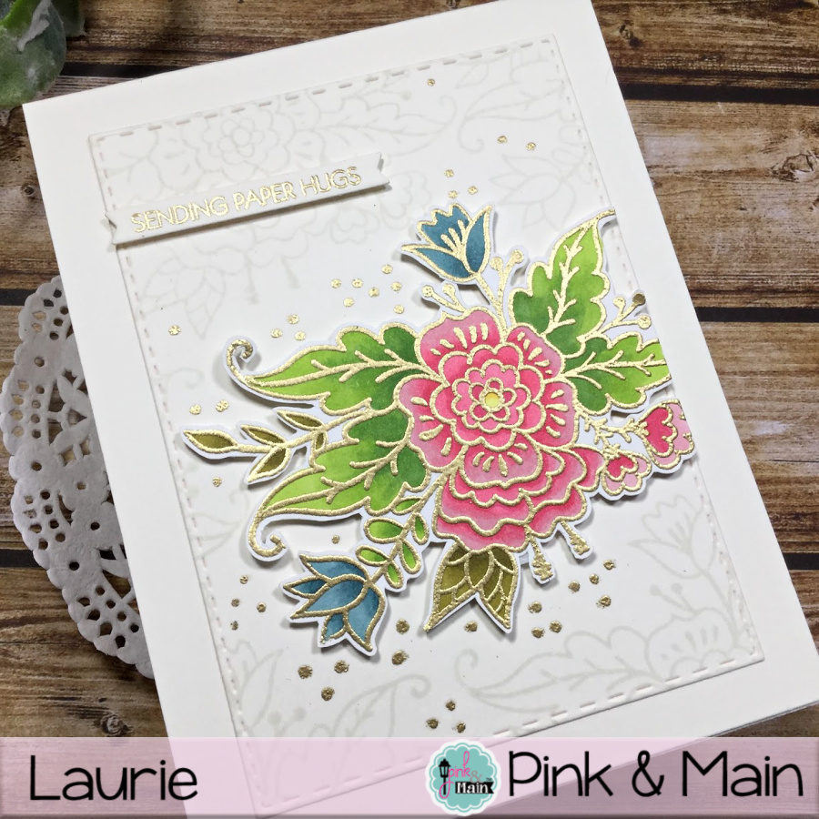 Floral Background Card – Pink and Main Blog