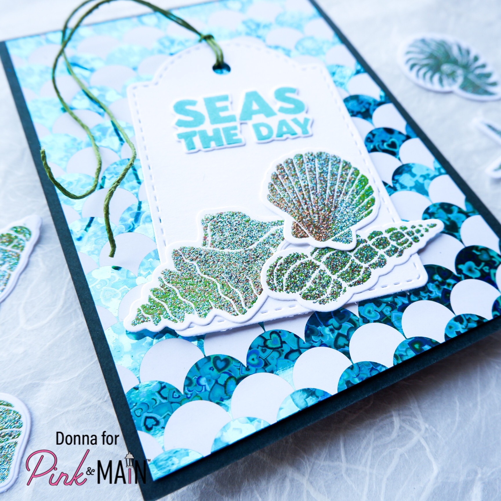 Foiling with Stamps and Stencils Using Clear Embossing Powder