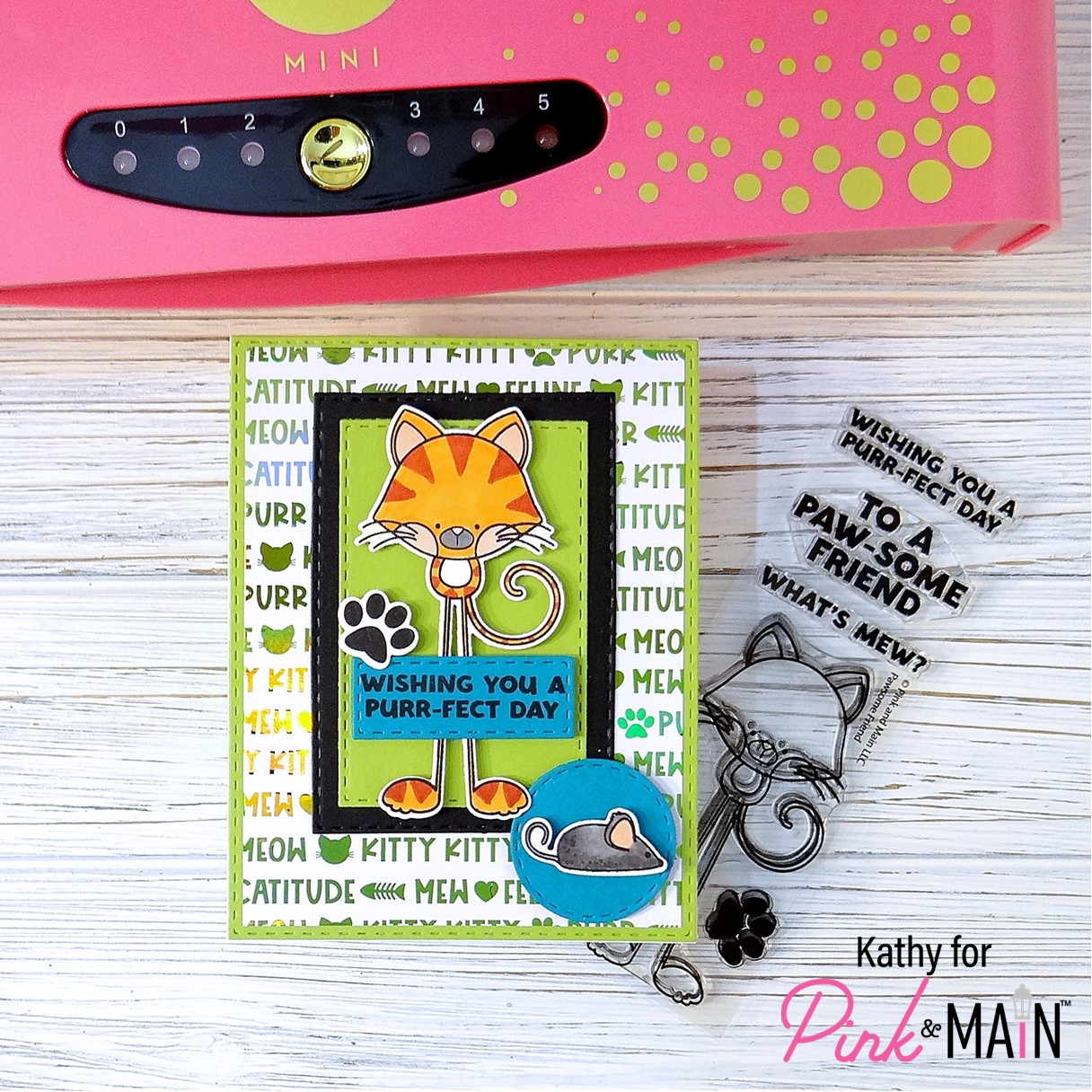 Pink and Main - Cheerfoil Collection - Pink Mini MINC Foiling Machine