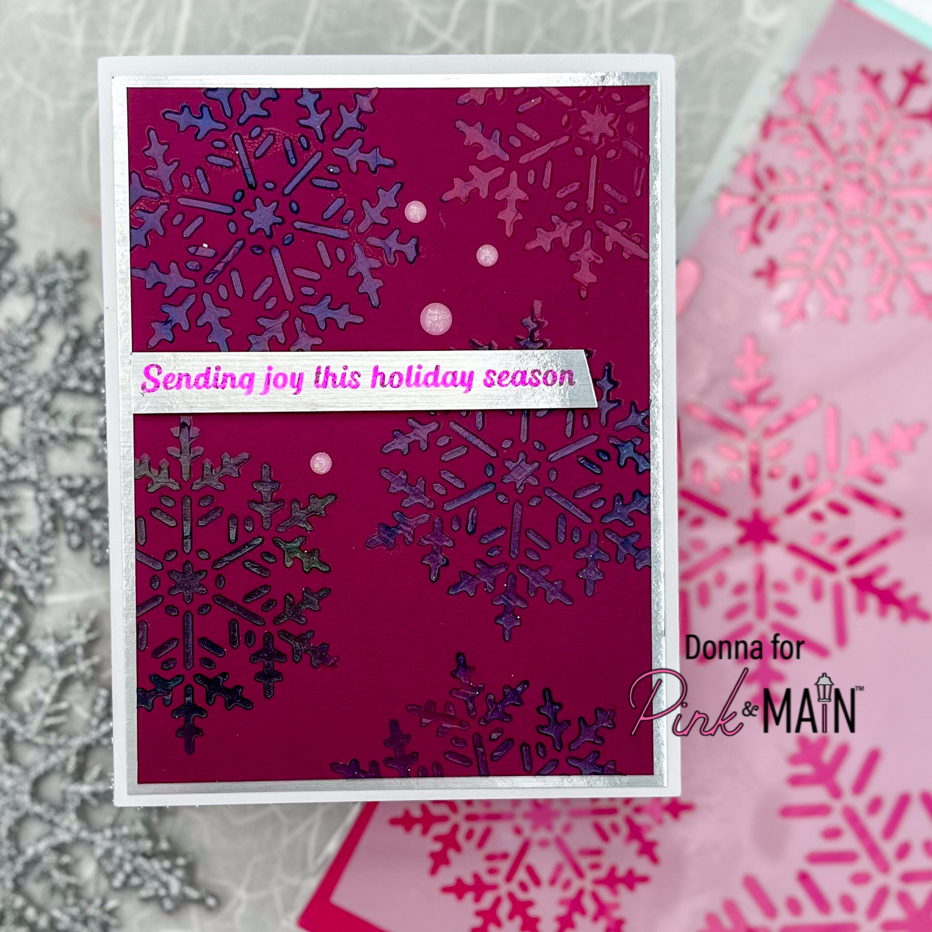 Pink and Main - Stencils - Large Snowflake