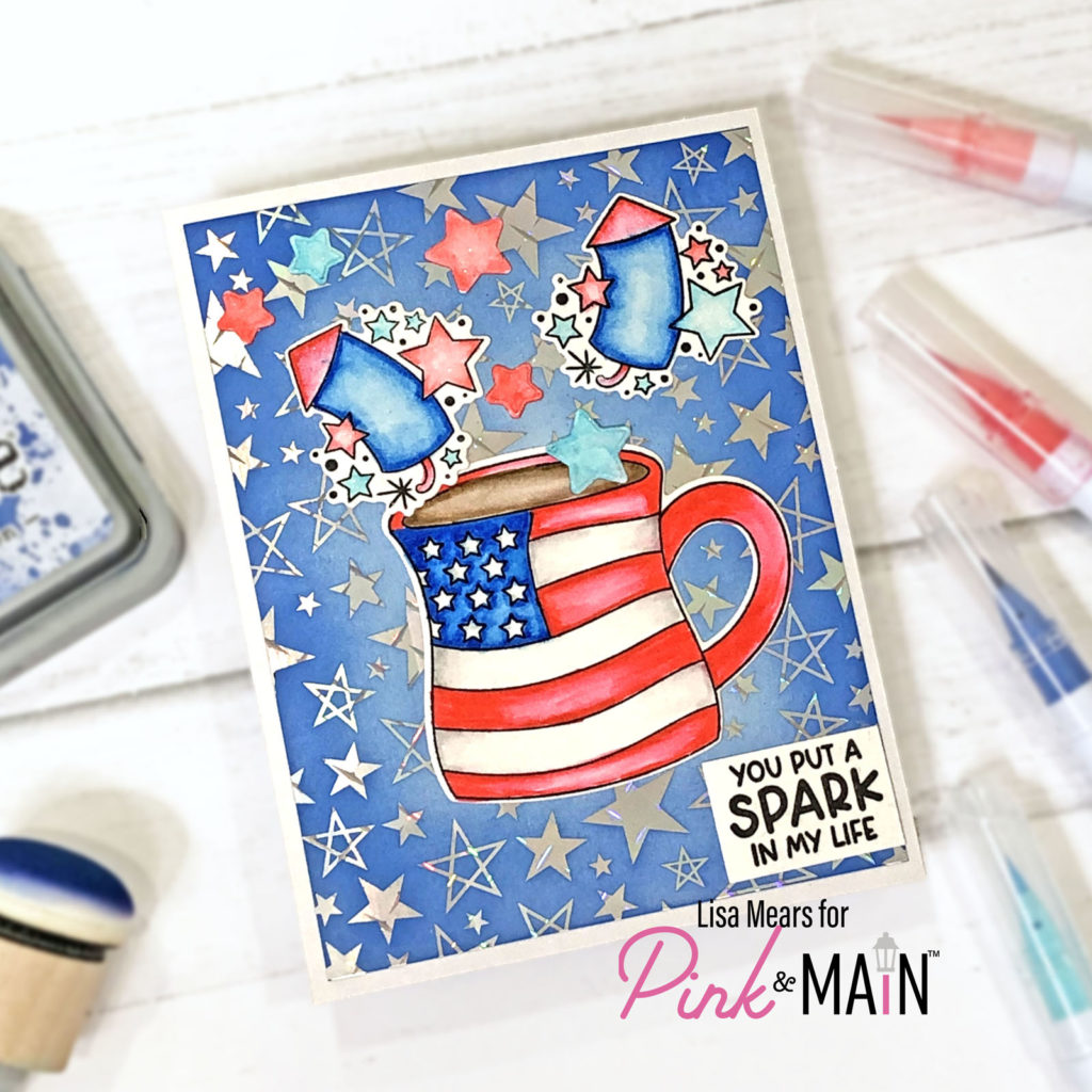 Patriotic Coffee Mug Card