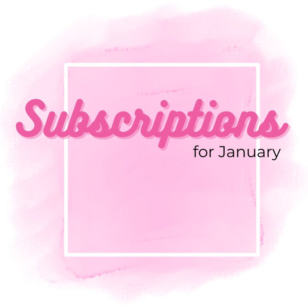 Pink & Main January 2025 Subscriptions